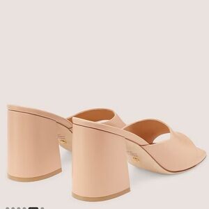 New in Box Stuart Weitzman Tia 85 Flareblock Slide Sandal Heel
